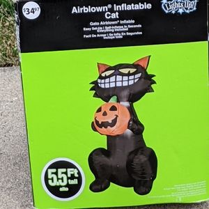 Inflatable Cat Halloween decoration🎃